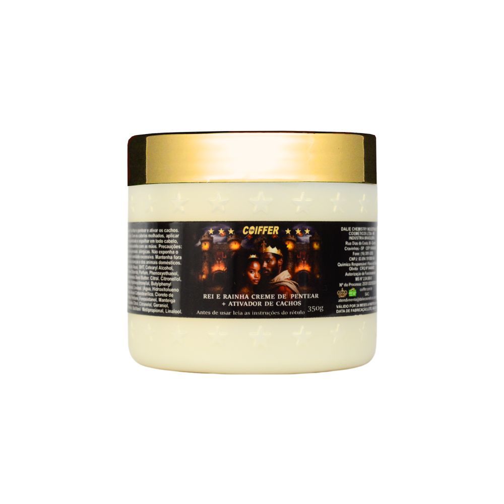 Creme de Pentear Ativador de Cachos Rei Rainha Coiffer 350g