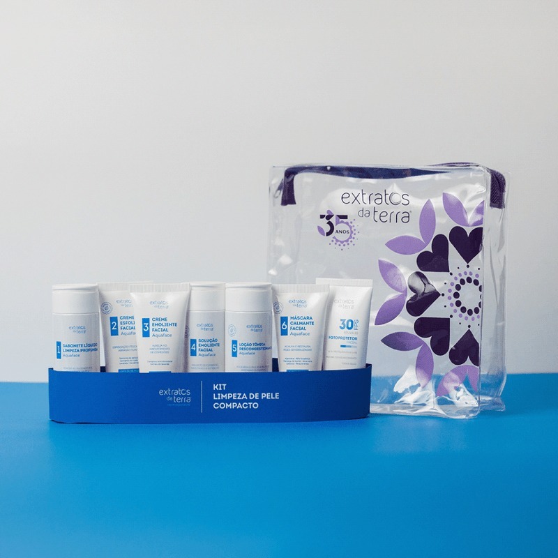Mini Kit Limpeza de Pele Profissional - Estudante Extratos da Terra em Oferta na Shopee