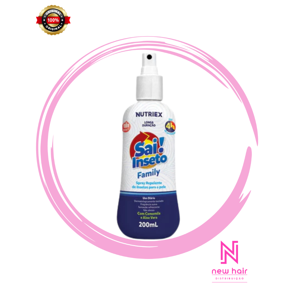 Spray Repelente de Insetos Sai! Inseto Family 4h 200mL - Nutriex