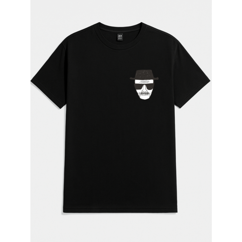 Camiseta Breaking Bad Walter White Heisenberg Camisa Adulto Série Algodão Unissex Masculina Feminina