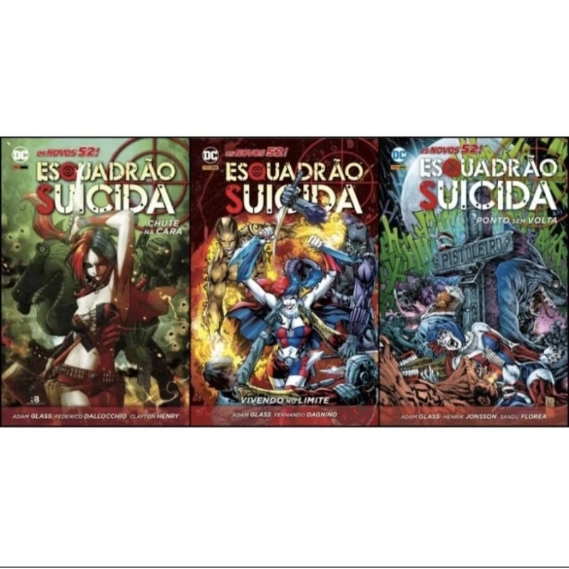 Esquadrão Suicida - Os Novos 52 - 3 volumes - Dc Comics - Panini Comics