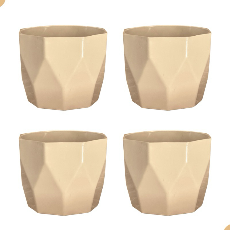 Kit 4 Vasos cachepô médio N3 decorativo para plantas e flores ideal para centro de mesa casa sala cozinha em Oferta na Shopee