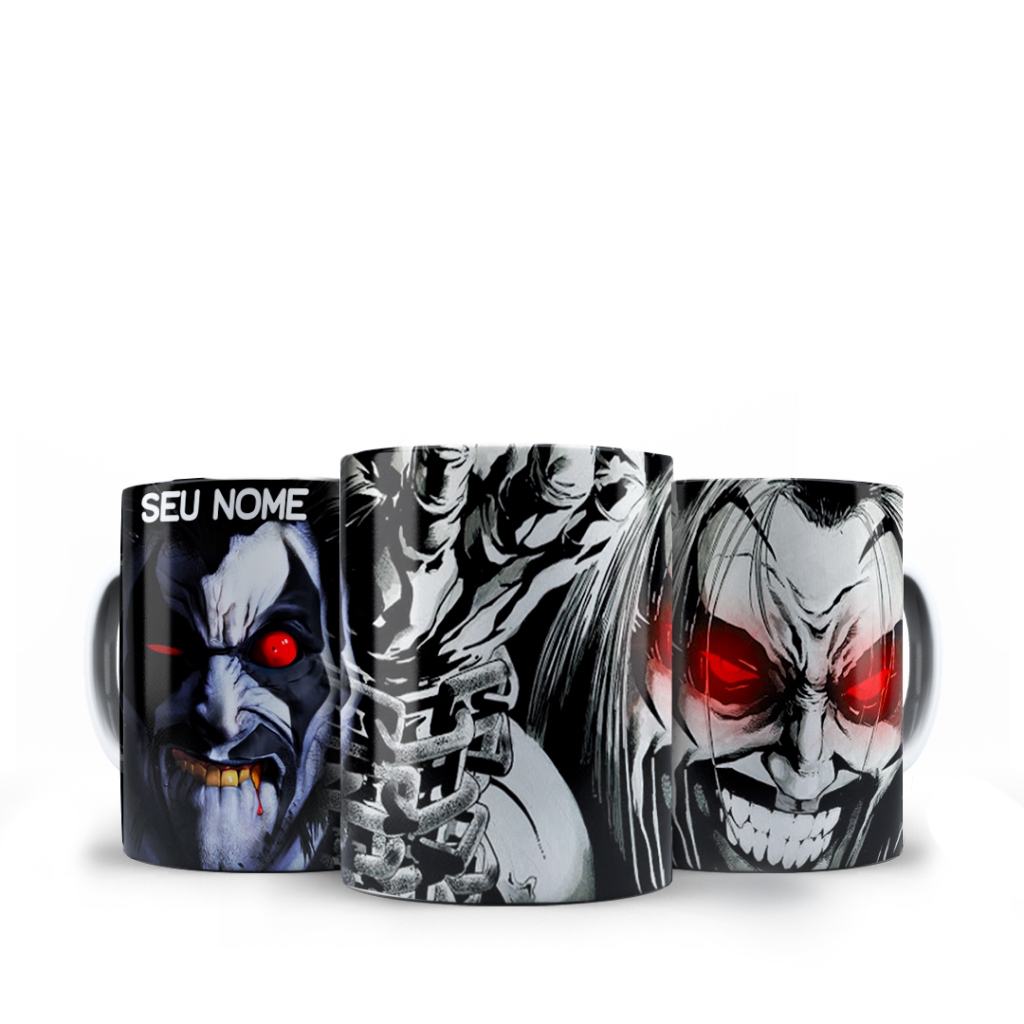 Caneca Lobo DC Comics com Nome Personalizado – Edição Exclusiva para Fãs que Não Seguirem Regras