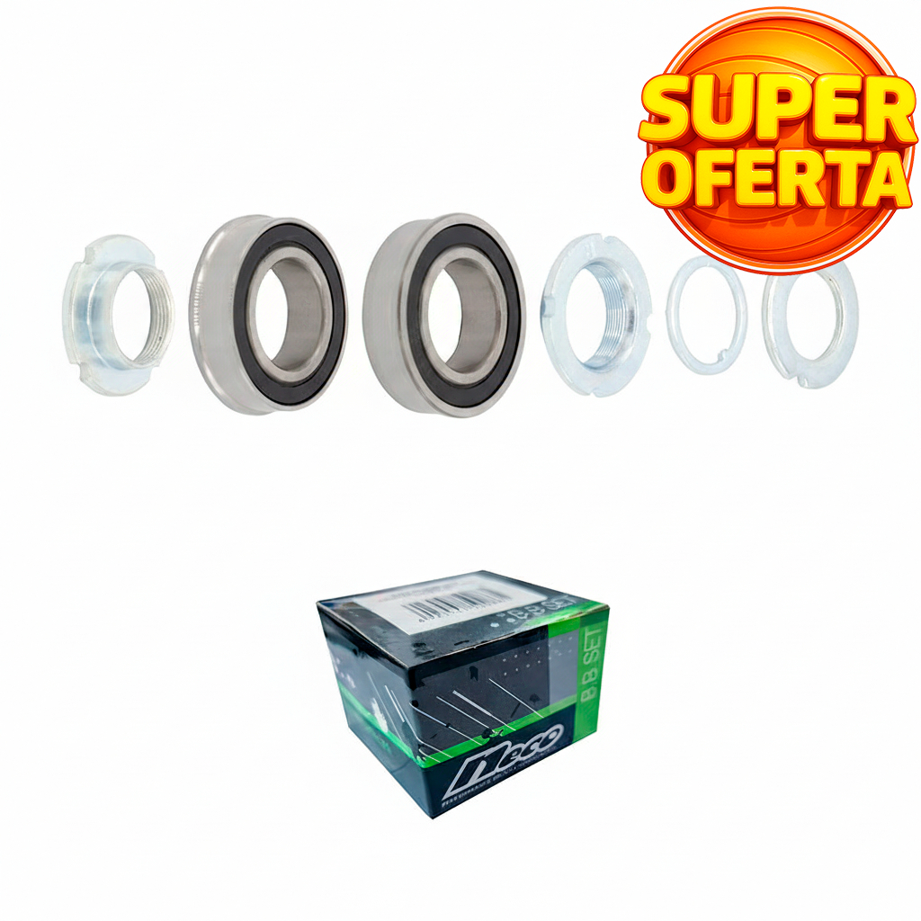 Movimento Central Rolamento caixaria 45mm Neco zincado Monobloco