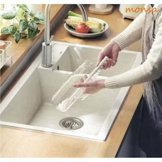 Kit 2 Escovas de Silicone Longa de Limpeza para Copos Taças Jarras Mamadeiras Multiuso em Oferta na Shopee