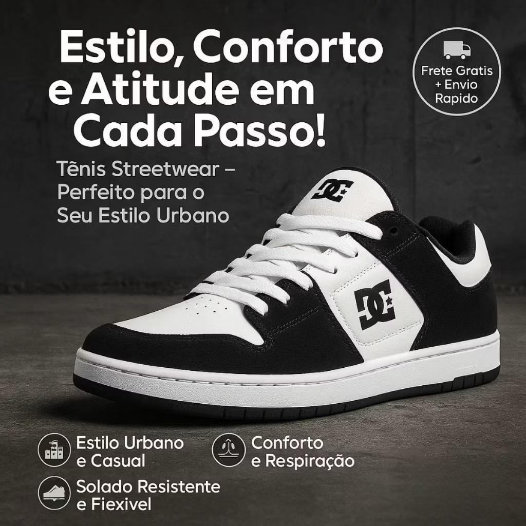 tenis DC matenca super comfortavel
