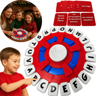 Jogo De Tabuleiro Divertido Caça Palavras Stop Carta Jogo De Alfabeto Tapple em Oferta na Shopee