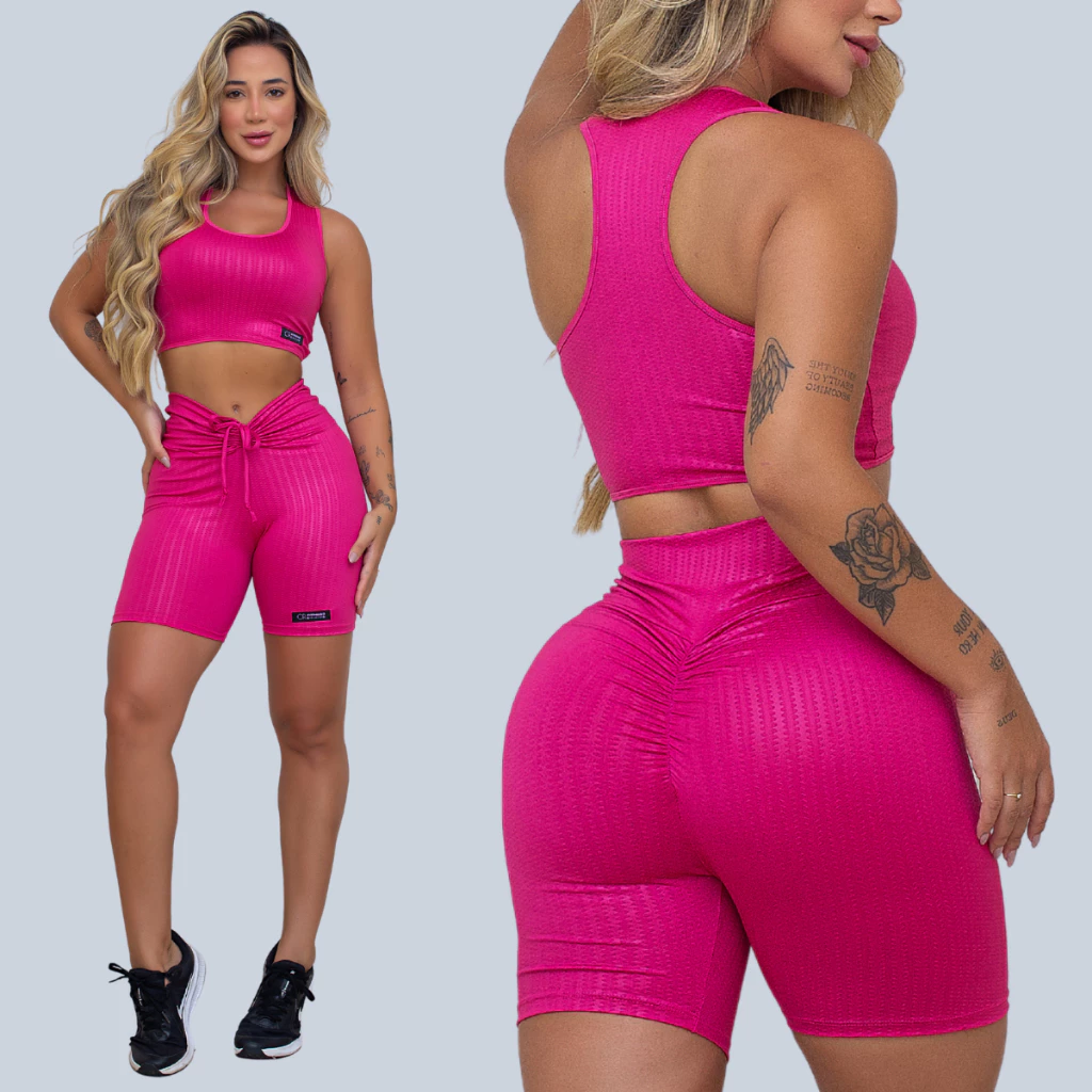 Conjunto Top e Short Levanta Bumbum Cirre — imagem 1