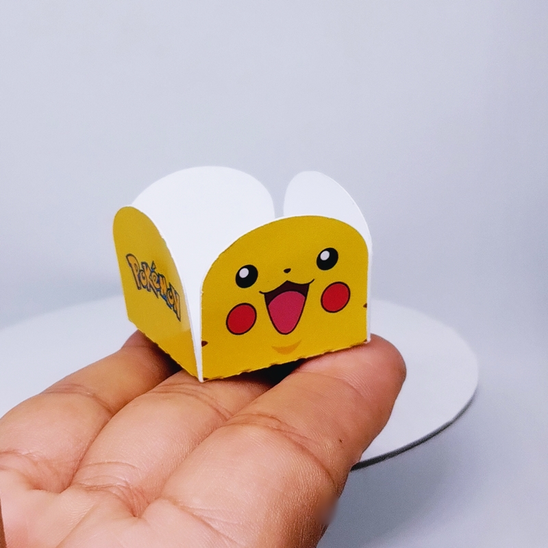 Forminha 4 pétalas para doces POKEMON - Para docinhos, festa infantil, aniversário