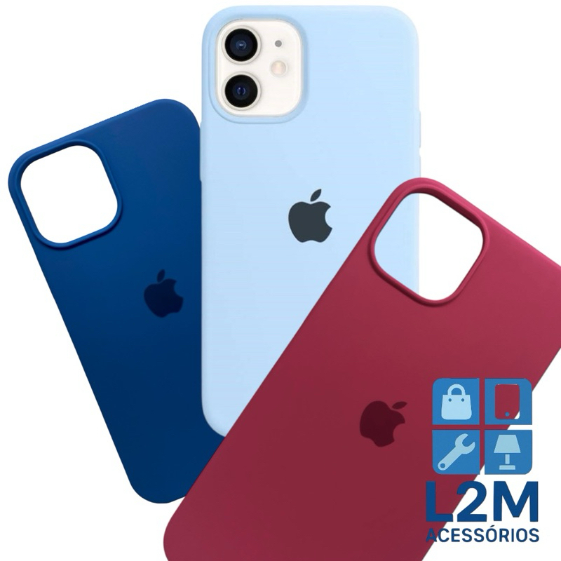 Capa Capinha Iphone 13 / 13 Pro / 13Pro Max - Case Silicone Aveludada Capa Protetora Premium em Oferta na Shopee
