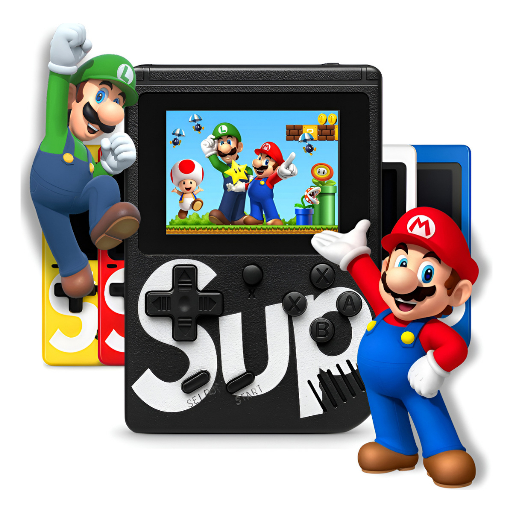 Sup Mini Video Game Portátil 400 Jogos Presente Natal Crianças Gameboy em Oferta na Shopee