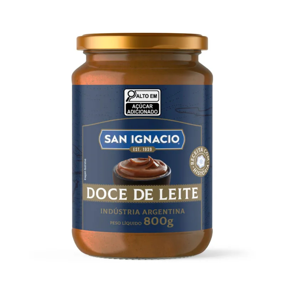 Doce de Leite Argentino San Ignacio – 800g Premium Cremoso Tradicional