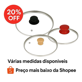 🔥 Tampa de Vidro Temperado com Respiro p/ Panelas – Qualidade Premium e Durabilidade! 🔥 em Oferta na Shopee