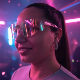 Óculos de Sol Lente Única Grande - Modelo Máscara Y2K - Futurista / Sport / Cyberpunk / Proteção UV400
