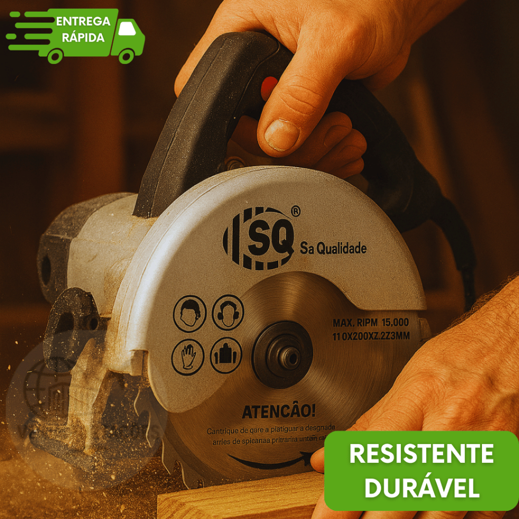KIT Jogo 15 Disco de Corte 24 Dentes para Madeira 4" Serra Circular Pedreiro Construção