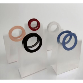 10 Bolsas Sacola Plástica De Presente Fosca Alça Redonda Em Cores 3  Tamanhos em Oferta na Shopee