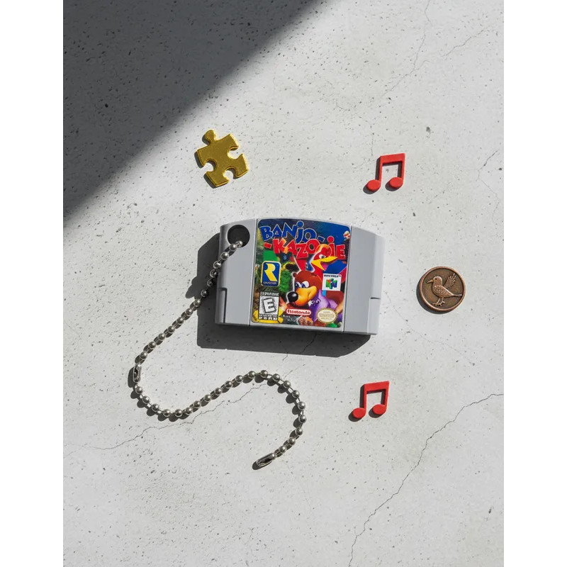Chaveiro Fita Cartucho N64 Nintendo 64 Banjo Kazooie