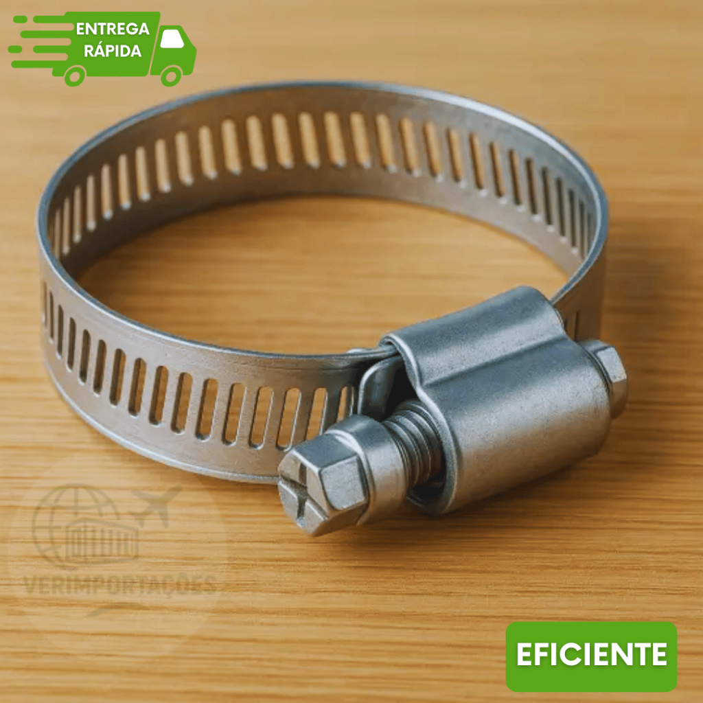 Kit Abraçadeira Rosca Sem Fim para Mangueira de 5/8'' x 3/4'' Água, Ar e Gás em Oferta na Shopee