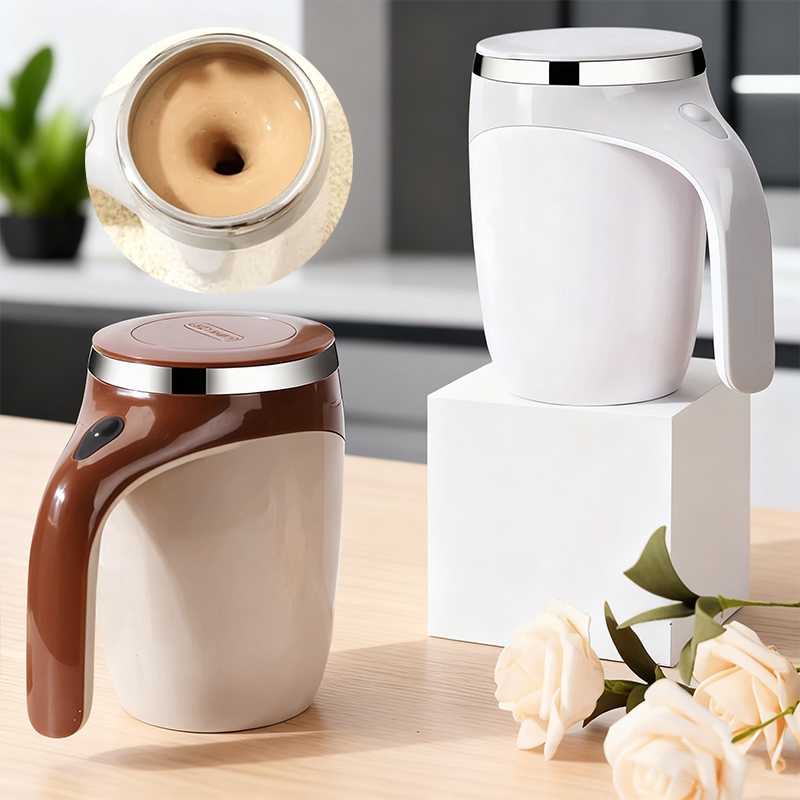 Caneca Misturadora Automática Elétrica USB Bateria Recarregável Mixer Café 380ml
