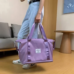 Grande Capacidade Bolsa de Viagem À Prova d'Água - Resistente e Espaçosa para Malas de Viagem