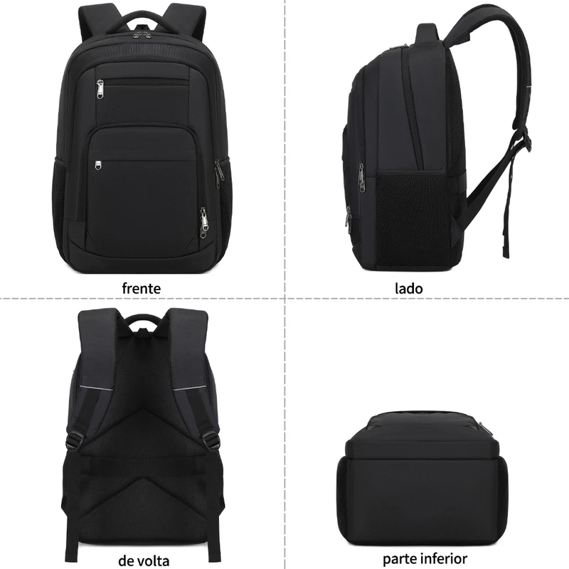 Mochila Escolar para Notebook Impermeável Reforçada Unissex Grande — foto 6