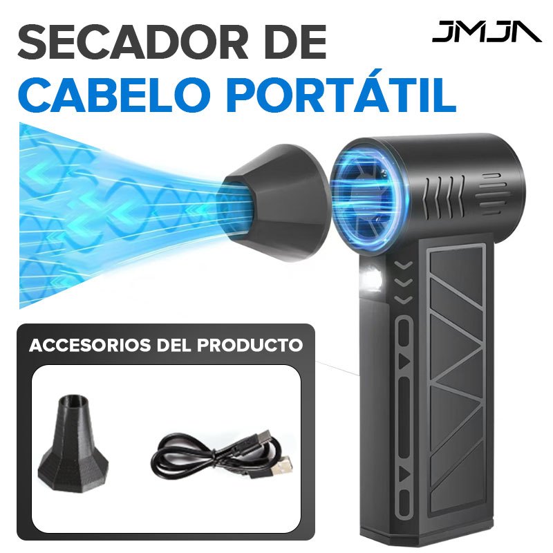 JMJN Mini Ventilador Turbo Jet 130000RPM Elétrico Portátil 3 Modos Potente para Limpeza e Refrigeração em Oferta na Shopee