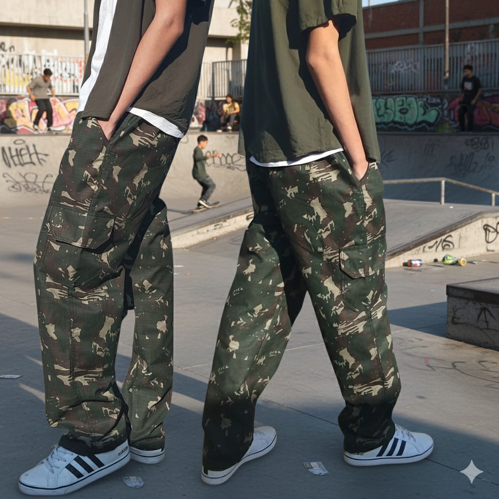 Calca Cargo Militar Ripstop Exercito Brasilerio Casual Skate trilha Pescaria em Oferta na Shopee