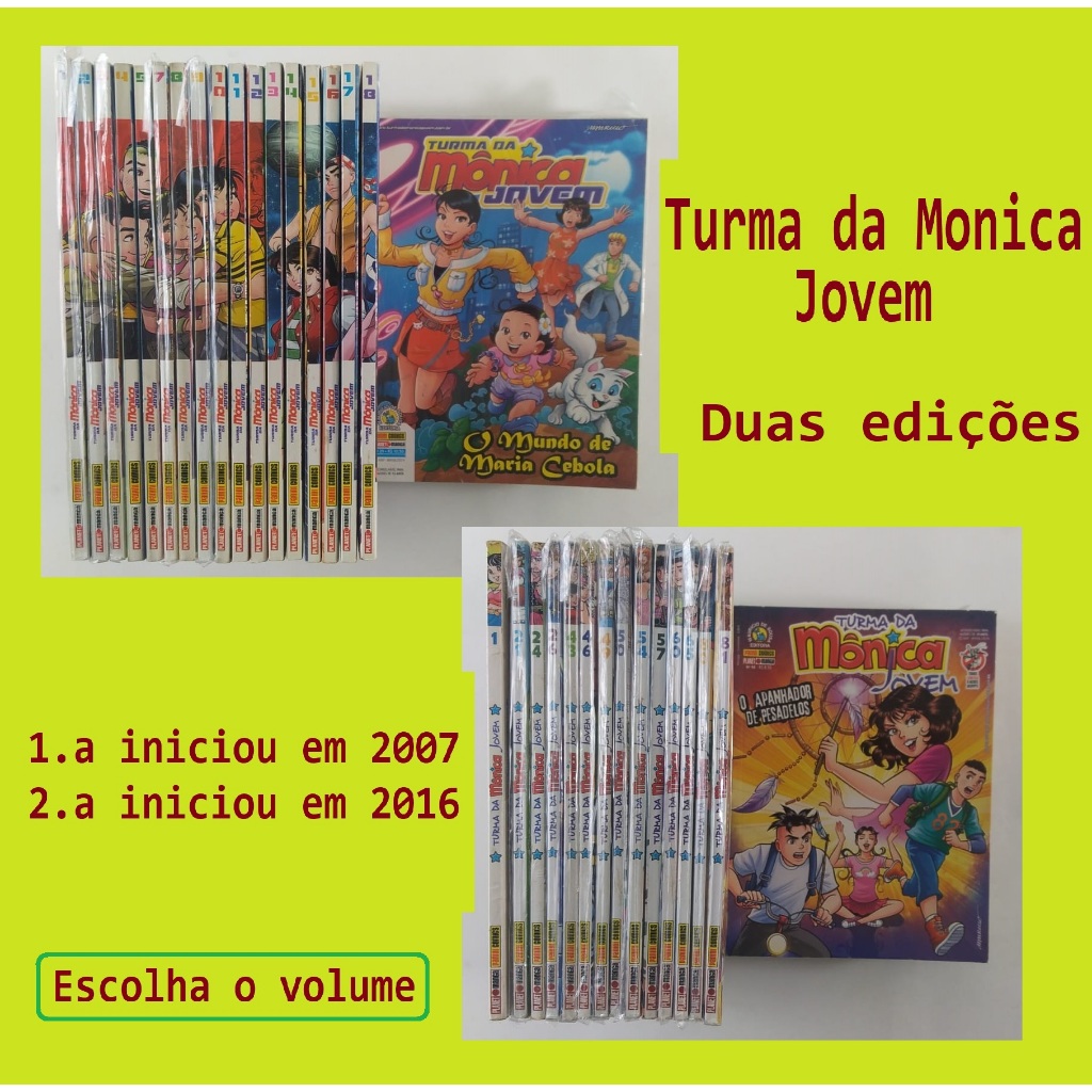 Antigos Gibis Turma da Mônica Jovem - Volumes da 1.a e da 2.a Edição - a Escolher