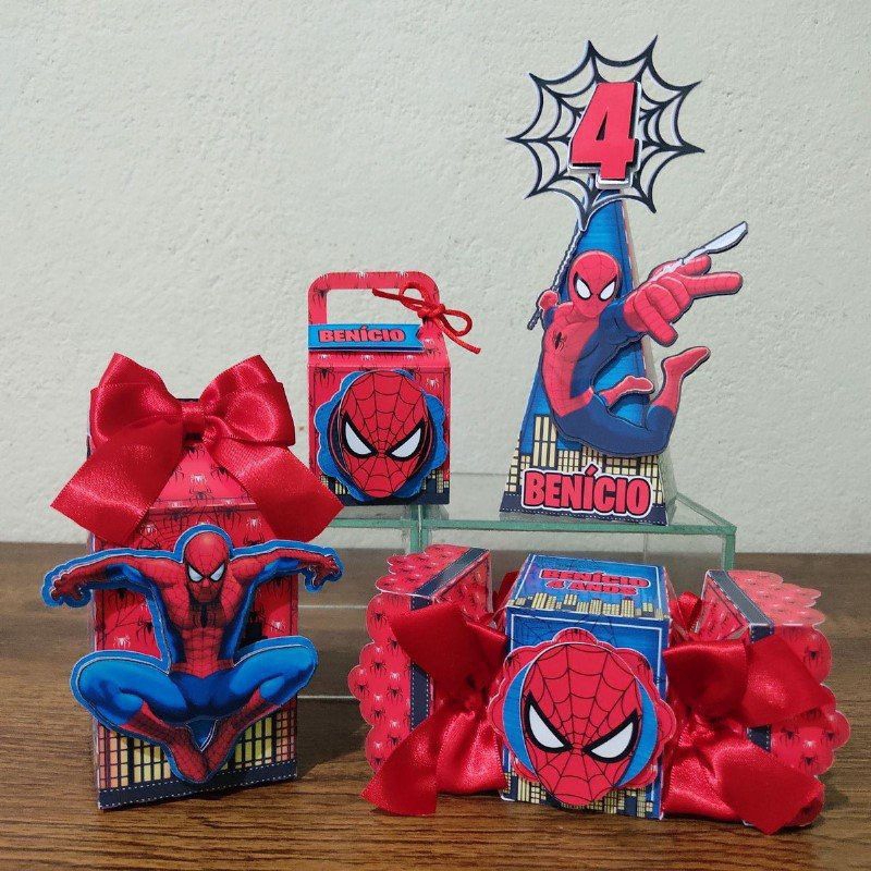 Lembrancinhas Personalizadas Homem Aranha # kit festa#Caixinhas Homem aranha#lembrancinhas menino# convite homem aranha