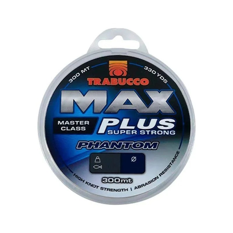 Linha De Pesca Monofilamento Trabucco Max Plus Phantom 150 Metros
