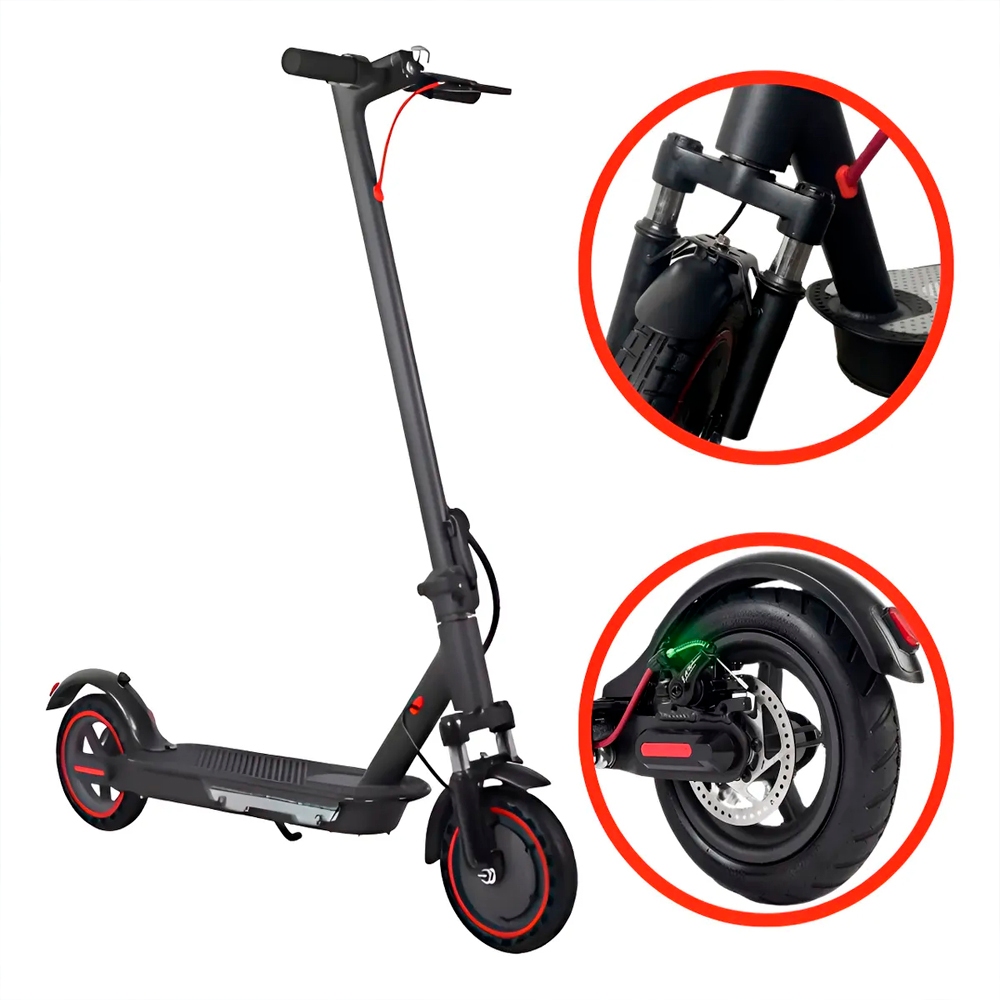 Patinete Elétrico Adulto 500w Profissional Até 150Kg C/Conexão APP Bluetooth Freios a Disco E Luz LED Sinalização em Oferta na Shopee