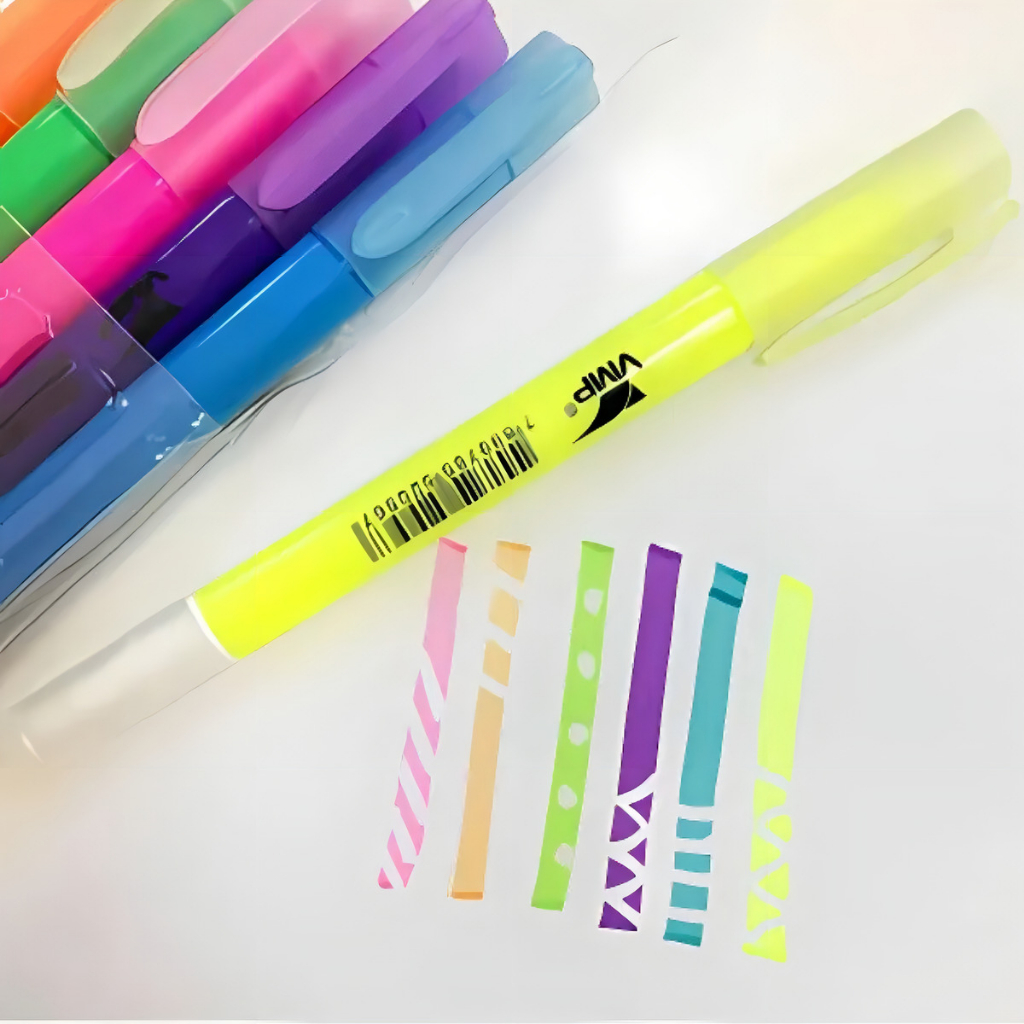 Kit 6 Marca Texto Apagável 6 Cores Papelaria Material Escolar Marcador Neon Volta as Aulas Neon em Oferta na Shopee