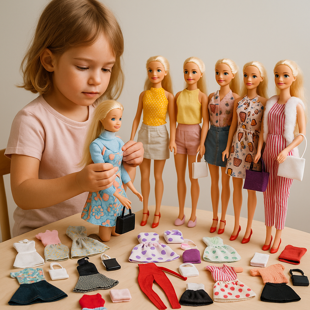 Kit 5 roupas roupinha para boneca 30cm ( 5 Un ) Conjuntinhos sortidos