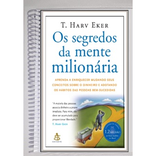 Os segredos da Mente Milionária - T. Harv Eker - Formato livreto, colorido, encadernado, excelente impressão em Oferta na Shopee