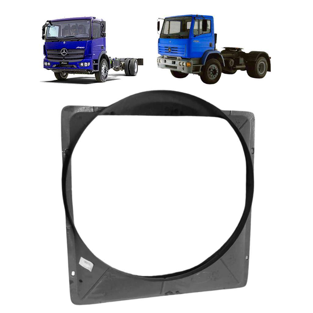 Defletor Ar Radiador Mb 1723 1723s L1623 Ls1623