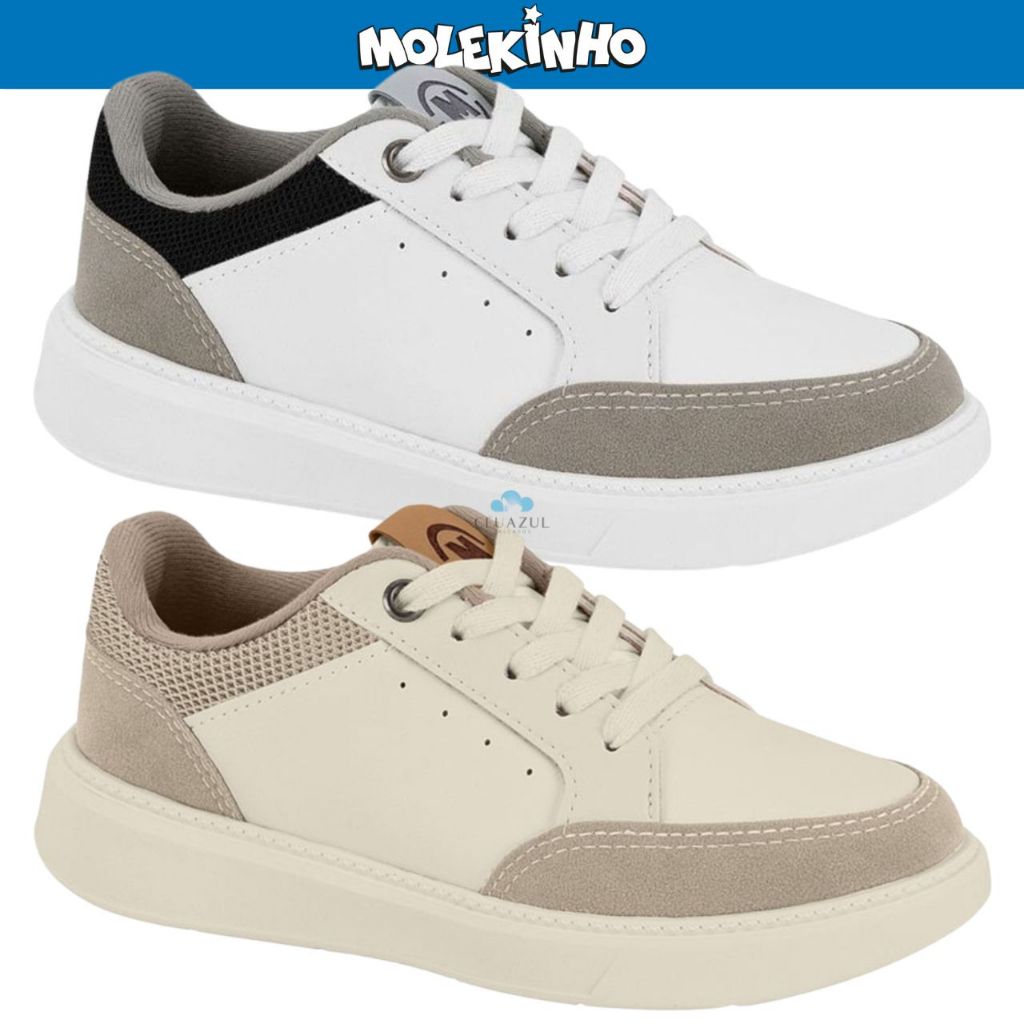 Tênis Molekinho Infantil Menino Casual Conforto Original