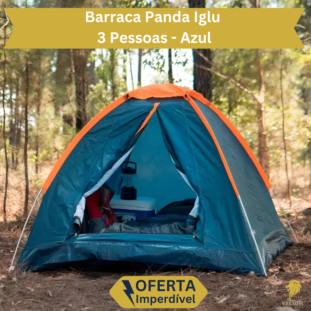 Barraca Panda Iglu 3 Pessoas Camping ou Modelo Kolala  2 Adultos Acampamento Impermeáveis