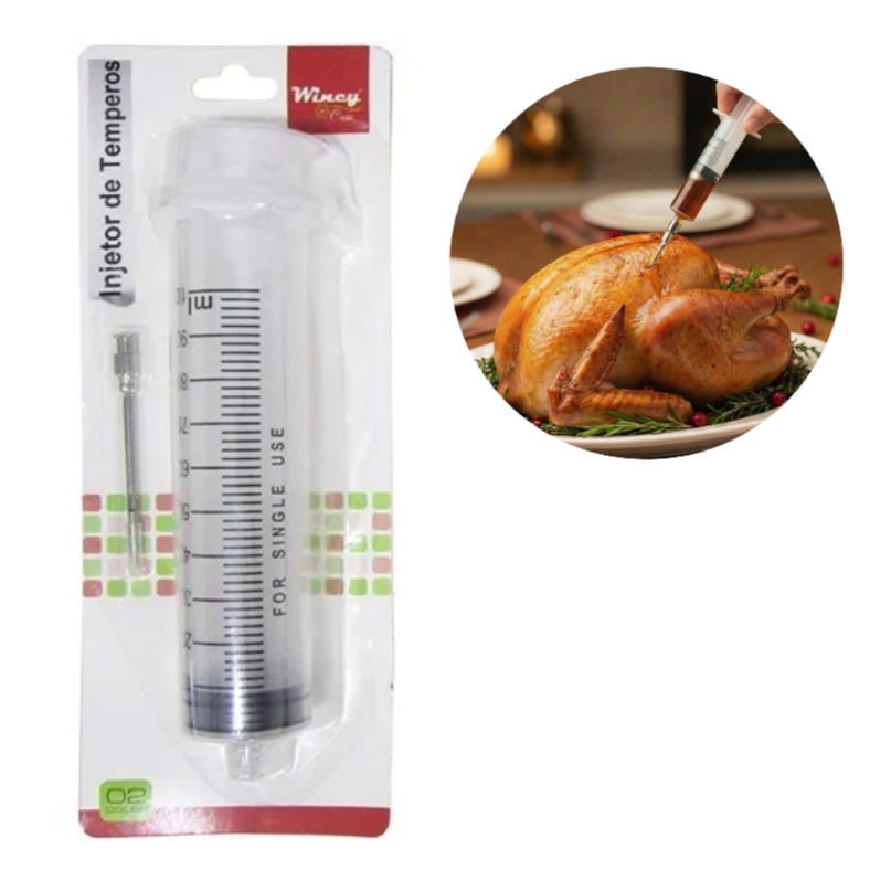 Seringa P/ Injetar Tempero Carnes Frango Peru Porco