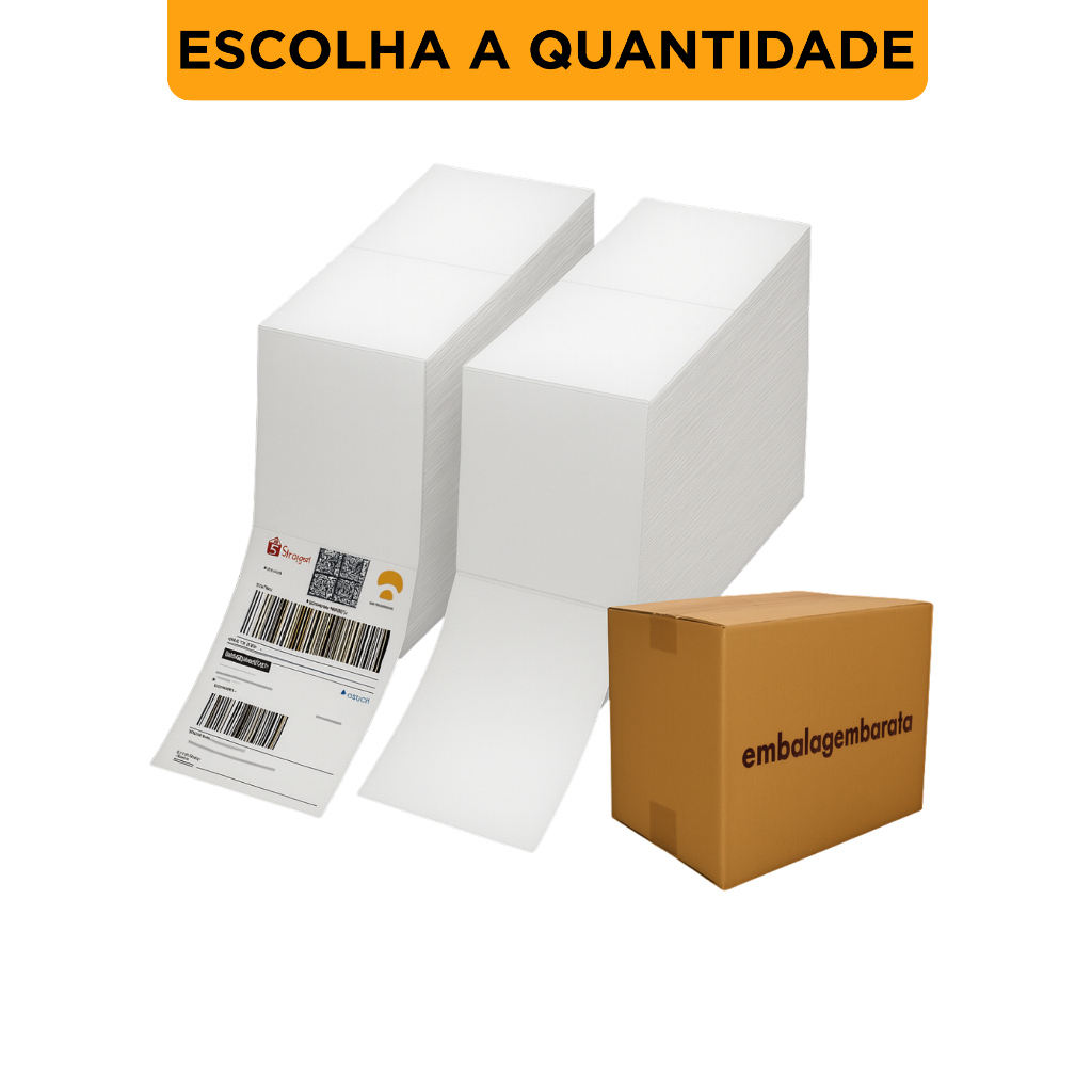10 mil 5 mil 2 mil Etiqueta Térmicas 10x15 cm Resma Barata