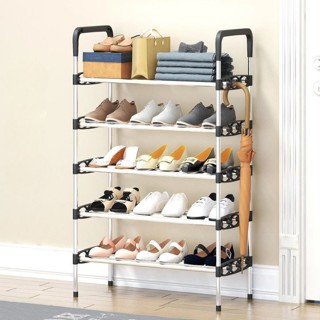 Sapateira 5 andares organizador inox montagem fácil leve e resistente. em Oferta na Shopee