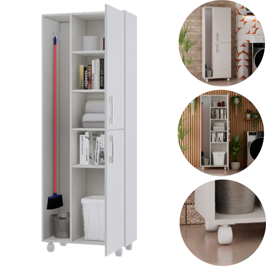Armário Multiuso Porta Vassoura: Onde Comprar | BuscaProdutos
