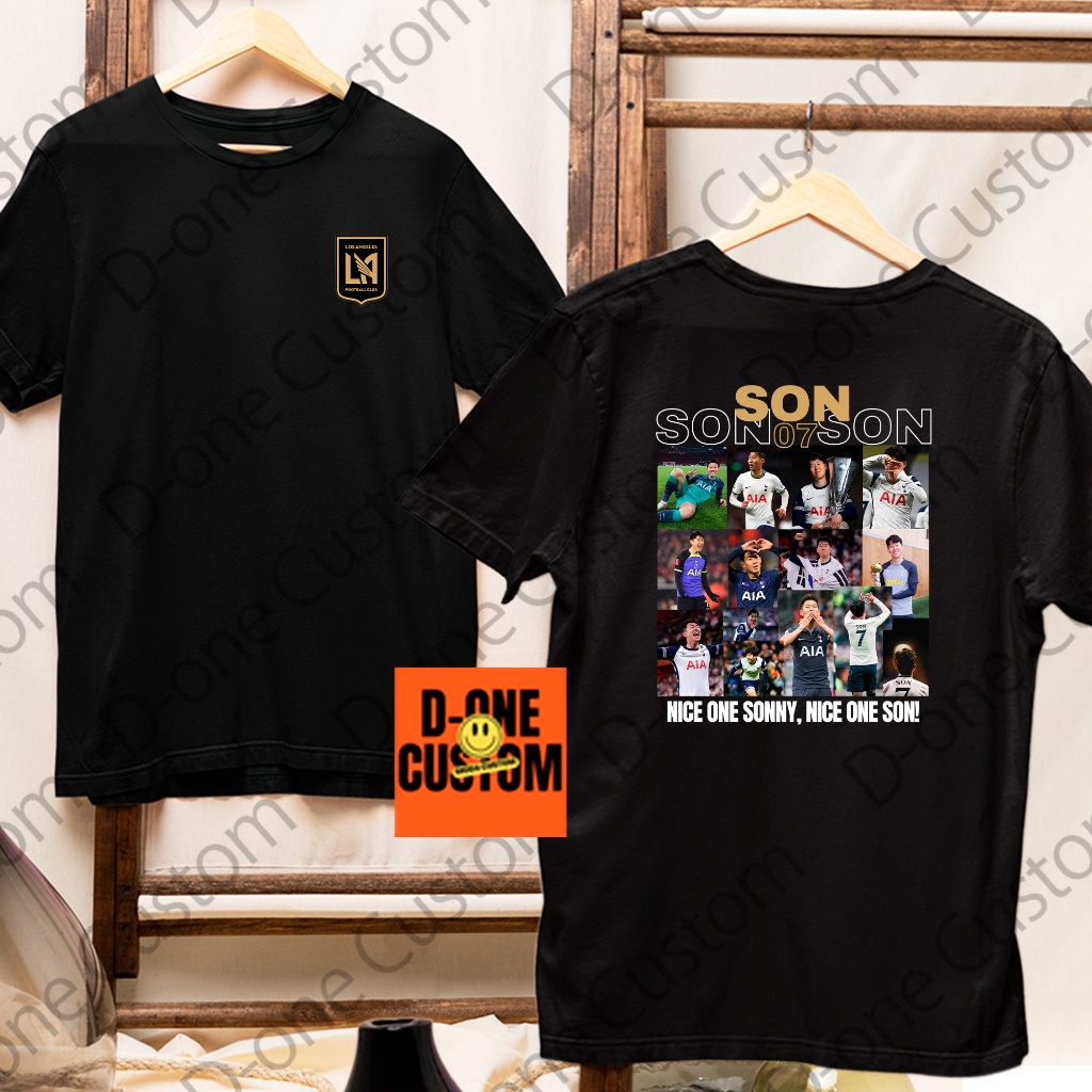 Camisa Camiseta Son Nice One Sonny Nice One Son Blusa Estampada Foto Futebol Jogador Coreano Fã Time