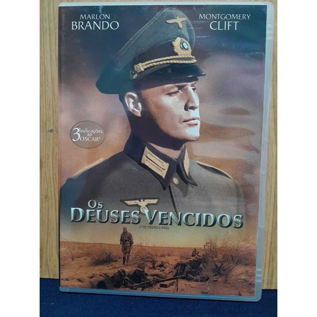 DVD OS DEUSES VENCIDOS (THE YOUNG LIONS) / CLÁSSICO DE GUERRA COM MARLON BRANDO, MONTGOMERY CLIFT E DEAN MARTIN / DRAMA