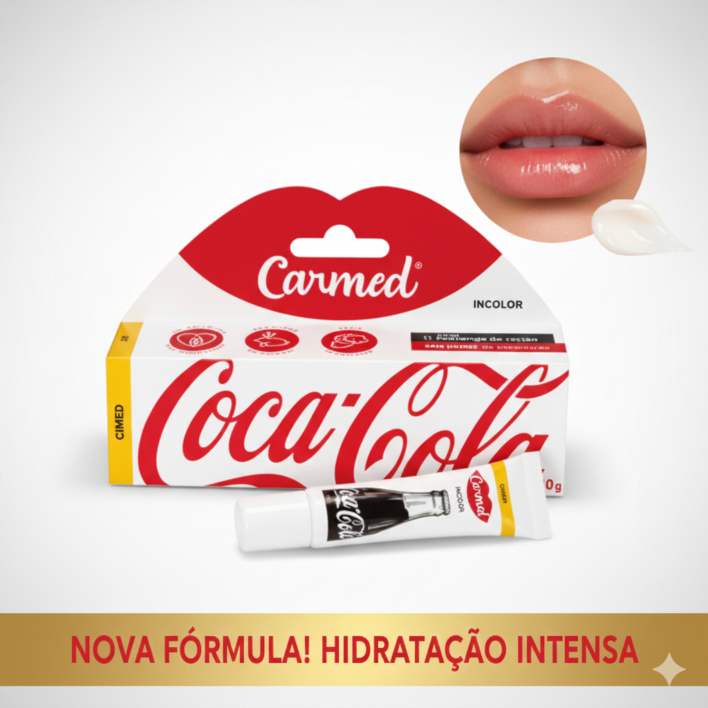 Hidratante Labial Carmed Coca-cola Incolor 10g