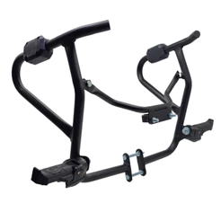 Protetor De Carenagem Motor Com Pedal Cg Titan Fan Start 160 2016 Até 2024