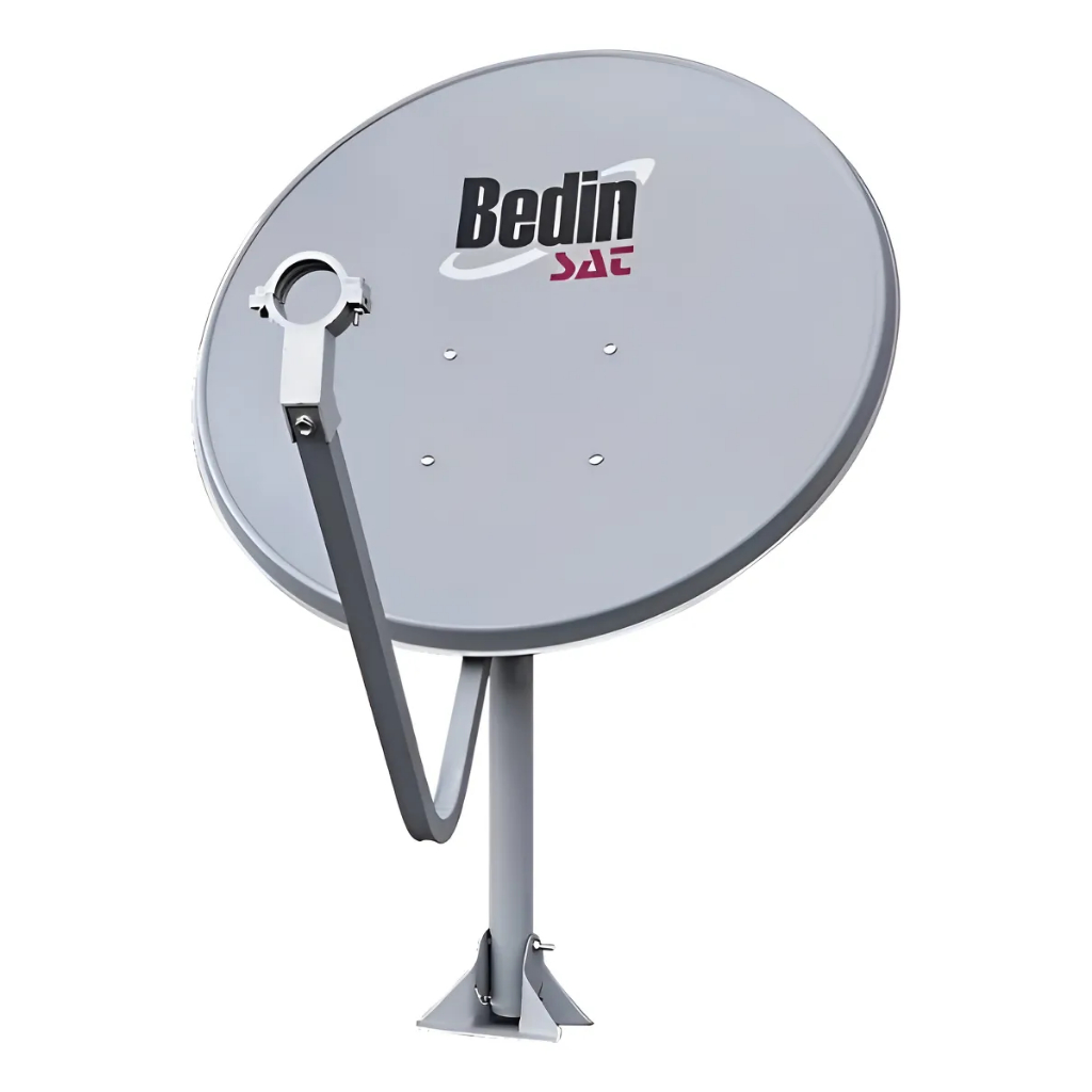 Antena Parabólica Digital Bedin Sat 60 cm Sem LNB Com Kit Completo de Fixação