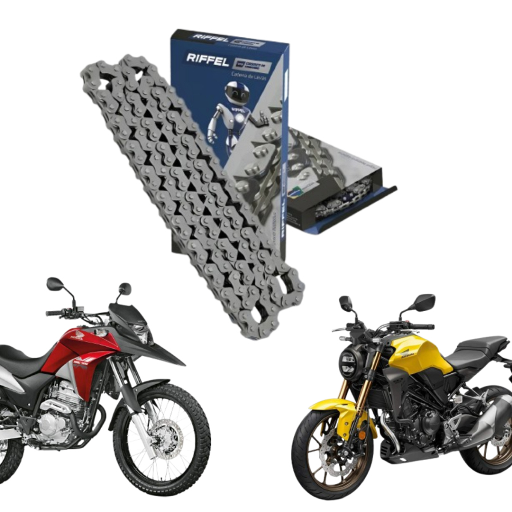 Corrente Comando Honda Cb 300 Cbx 250 Twister XR 250 XRE 300 2001 A 2021 Original Riffel em Oferta na Shopee
