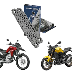 Corrente Comando Honda Cb 300 Cbx 250 Twister XR 250 XRE 300 2001 A 2021 Original Riffel