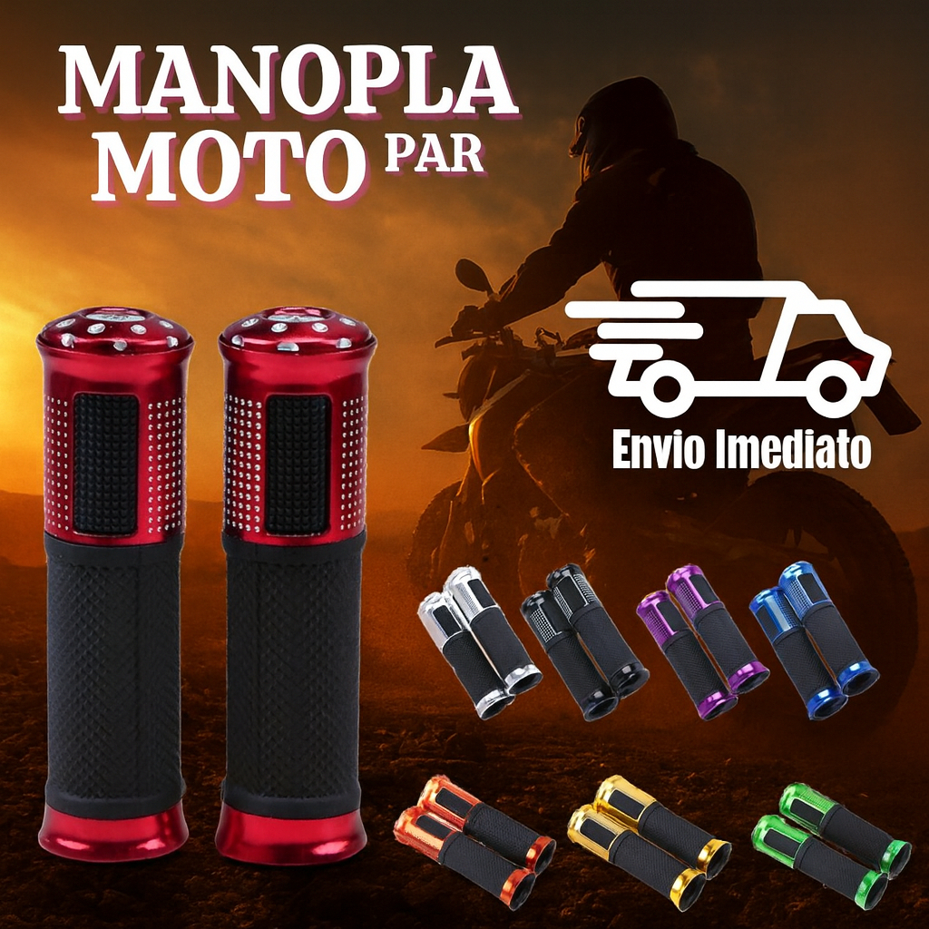Manopla Para Moto Punho Esportiva Universal  Diversas  Cores Modelo Esportiva