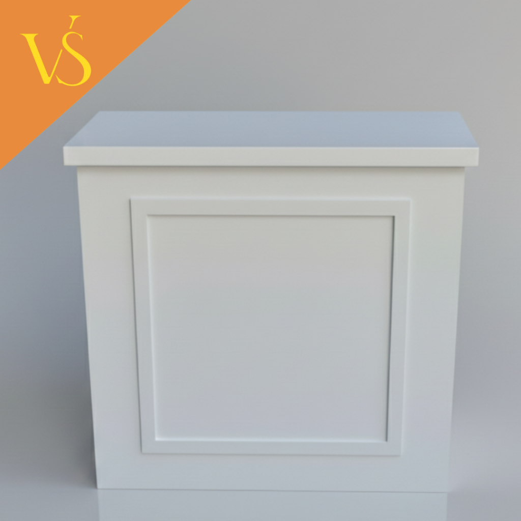 Cômoda Fake Branca Quadrada Boiserie para Bolo Doces e Enfeites em Oferta na Shopee